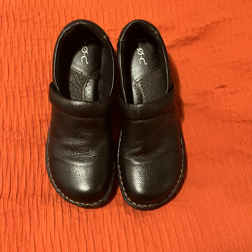 b.o.c. Black Dress Shoes with Slip-On Design